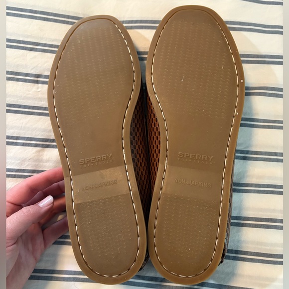 Women’s Sperry Boat Shoes - Dark Brown - Picture 2 of 3